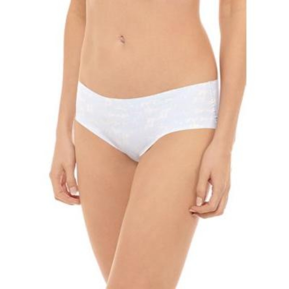 Calvin Klein Women's Invisibles Hipster Panty, Camo Baby Blue